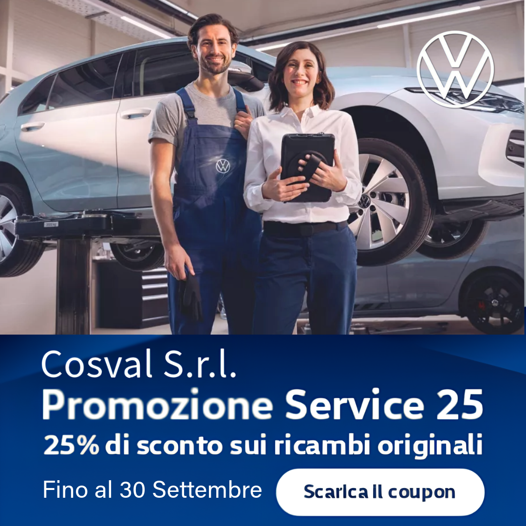 Cosval Srl - Coupon promo service 25 agosto